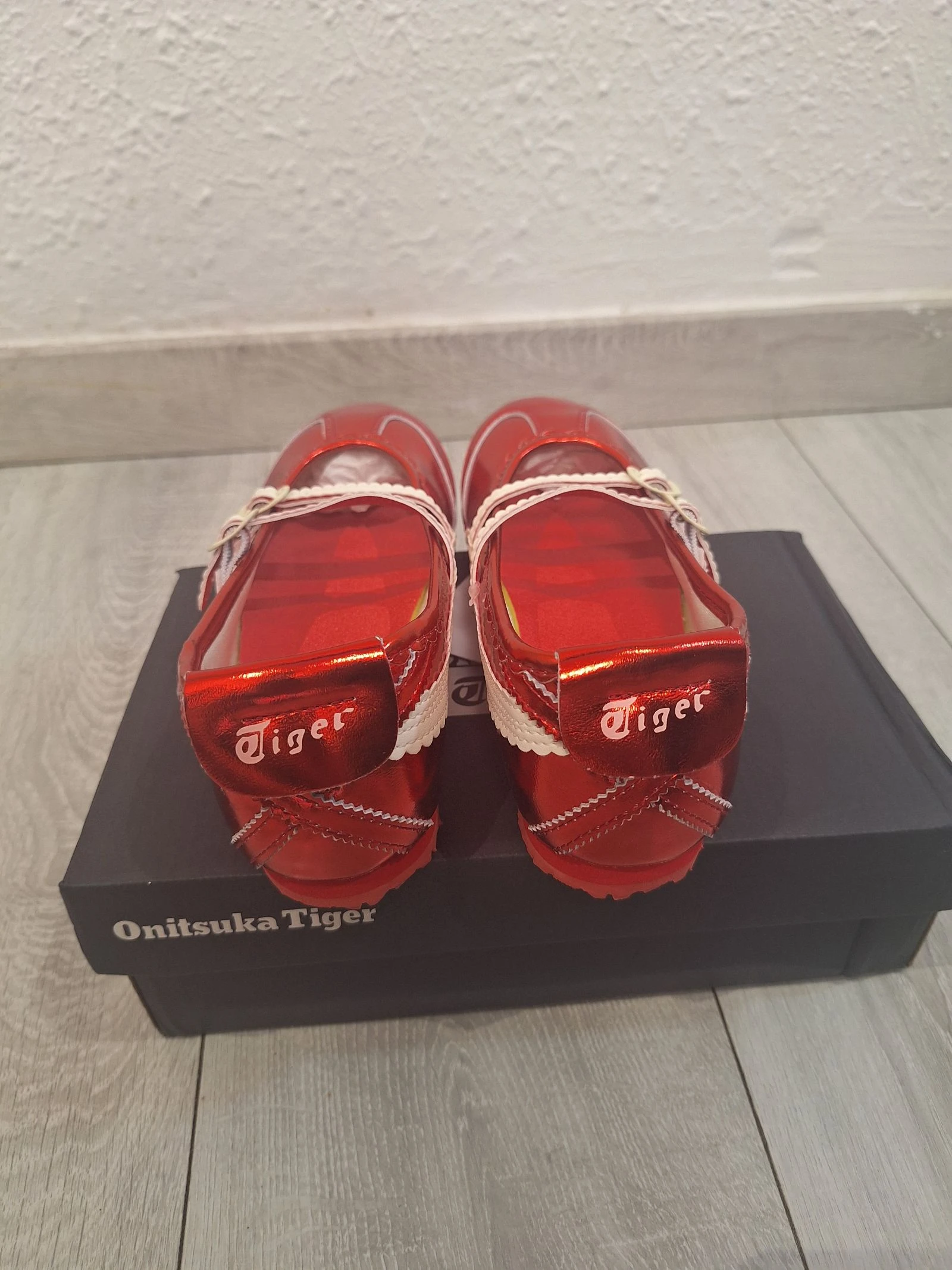 Ballerines Onitsuka Tiger rouges et blanches taille 38 – photo 6